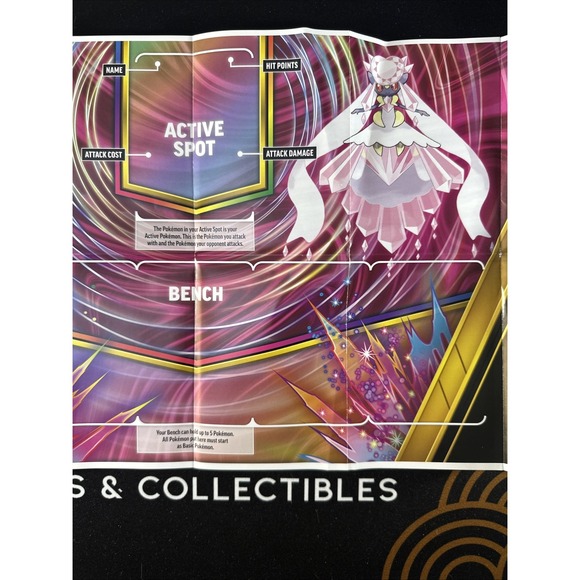 Mega Diancie Ex Battle Deck (Deck, coin, damage count, TCGO card, No Cards) - Picture 9 of 16